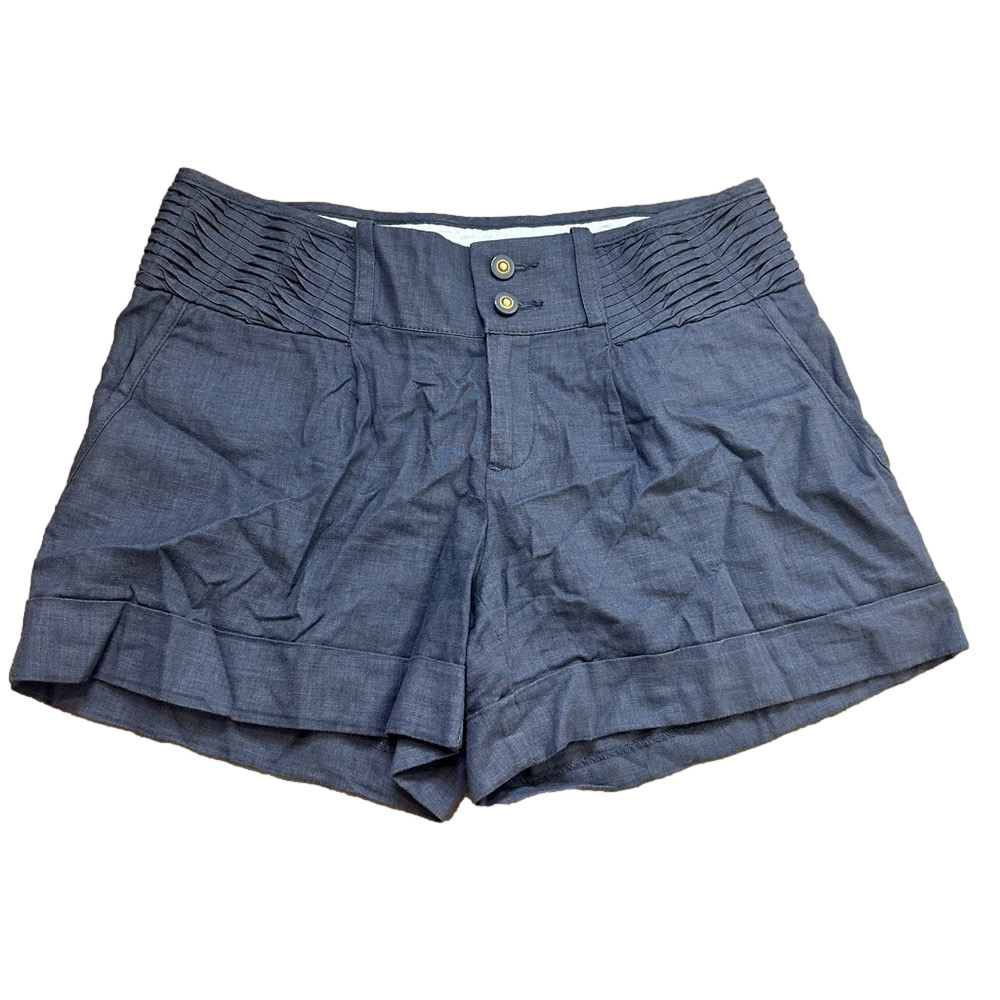 Elevenses Pleated High Waist Shorts Size 4